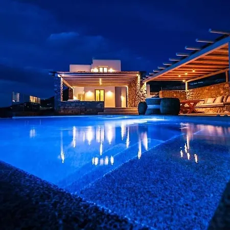 ヴィラ Mykonos Residence Villas & Suites Merchia Beach